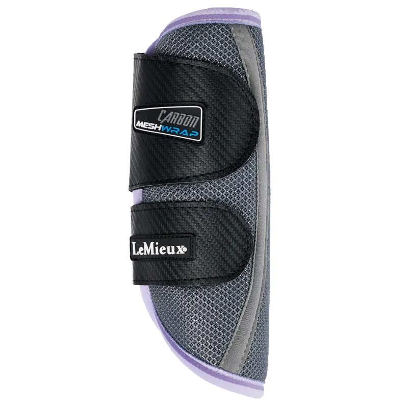 LeMieux Carbon Mesh Wrap Boots - Wisteria-2